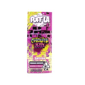 Puff la 1G Chiquita Jelly live resin carts for sale online