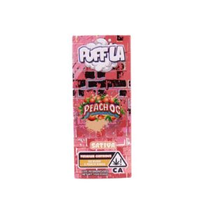 Puff la 1G Peach OG live resin carts for sale online