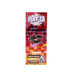 Puff la 1G Strawberry dreamz live resin carts for sale online