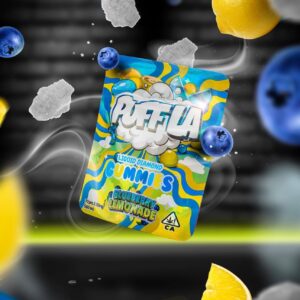 Puff la blueberry lemonade gummies