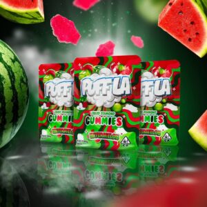 Puff la watermelon liquid diamond gummies