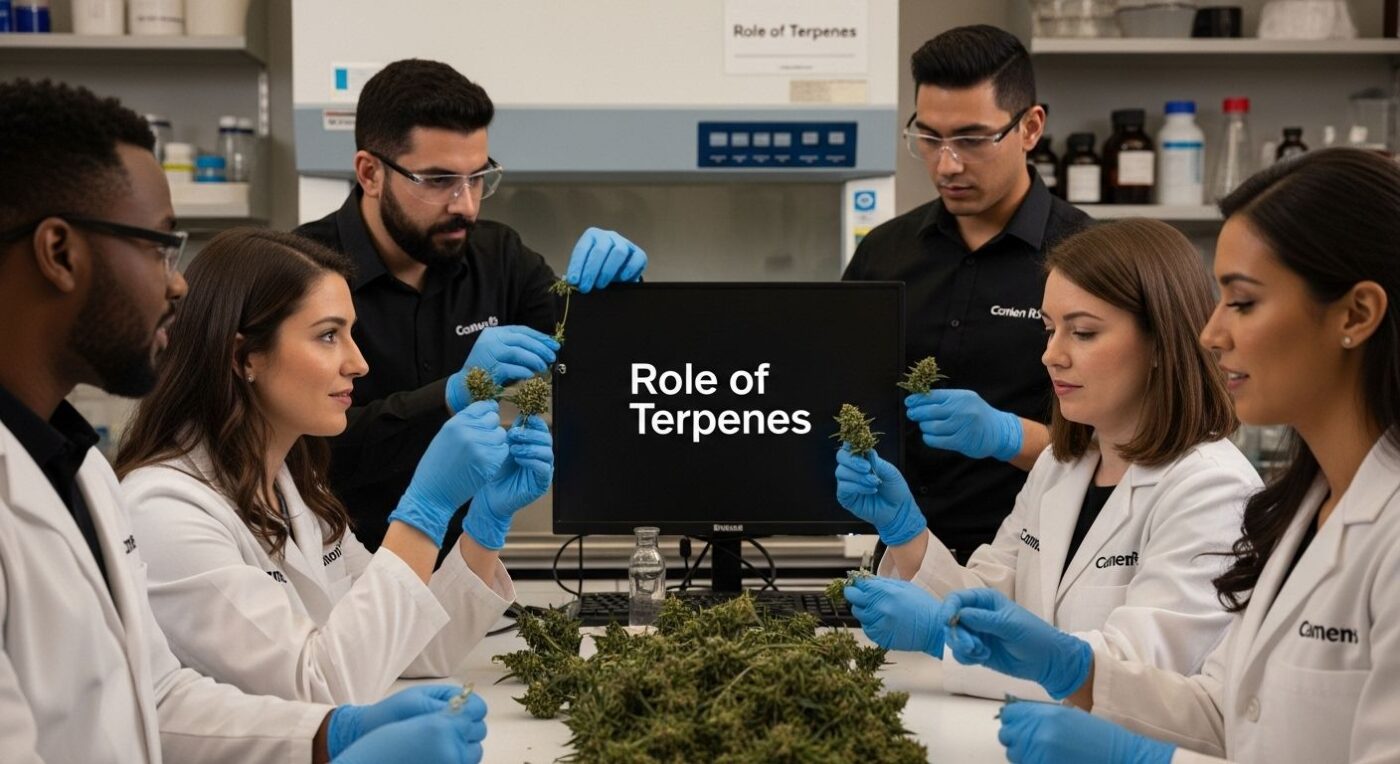 cannabis research lab terpenes