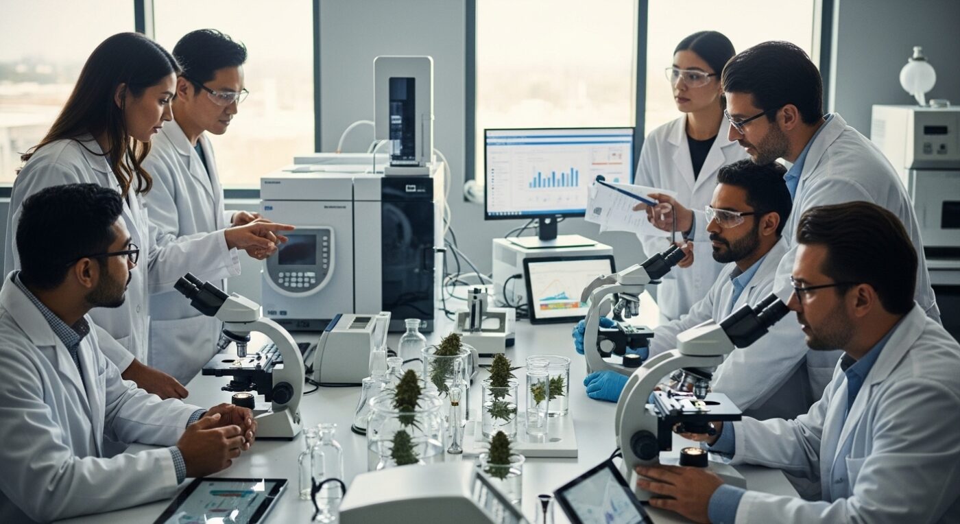 cannabis potency lab testing comparison